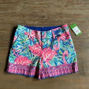 NWT Lilly Pulitzer Flamenco Beach Engineered Callan Shorts Size 00